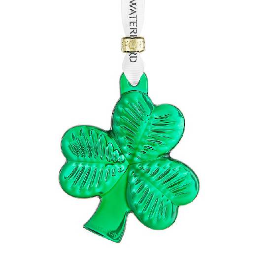 INDENT - Waterford Mini Shamrock Ornament, Green